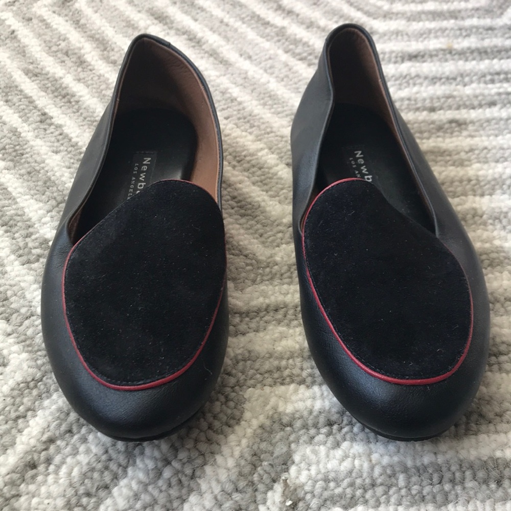 Newbark Los Angeles Liza Suede and Leather Loafers - Picture 2 of 7